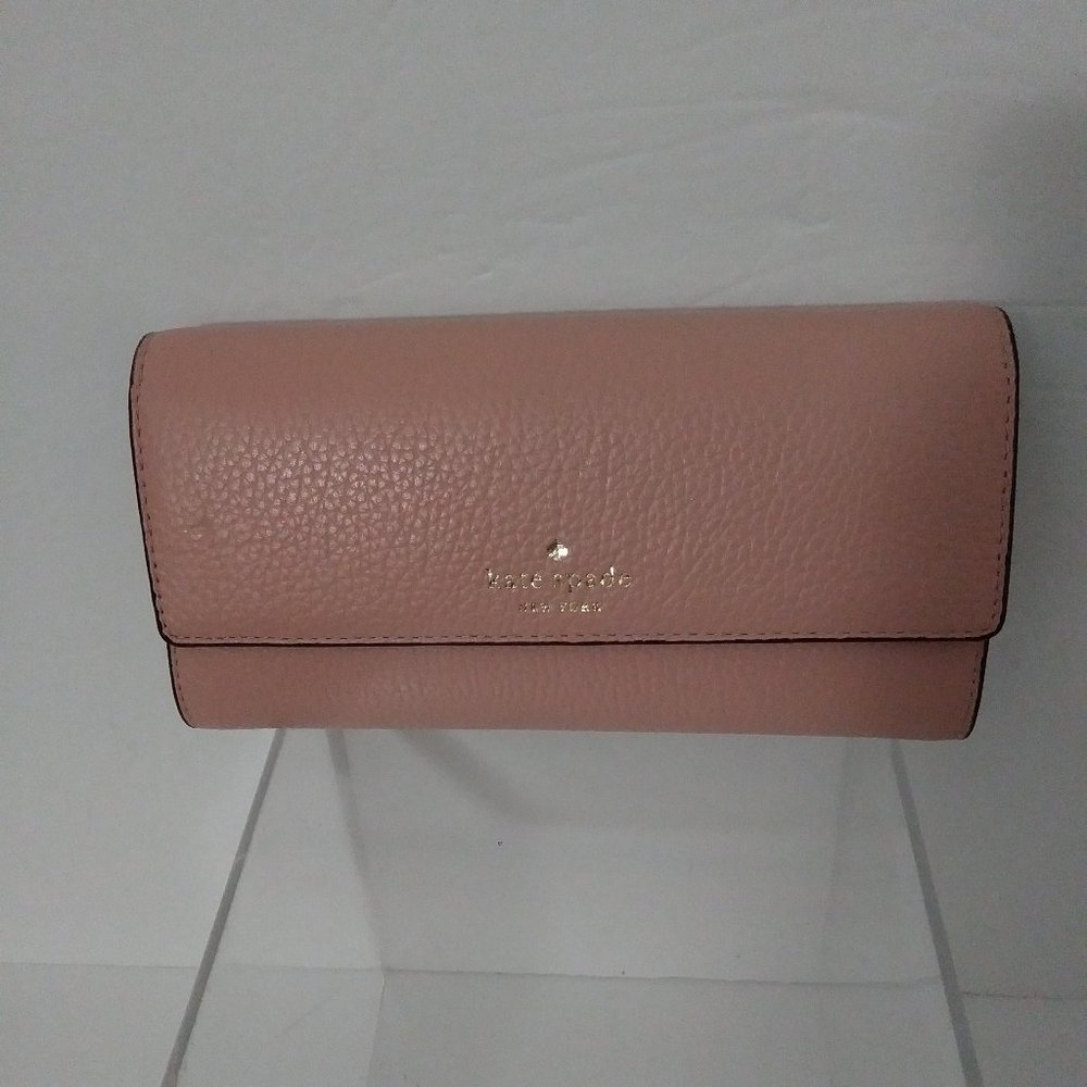 Kate Spade Southport Avenue Sandra Pink Flap Wallet